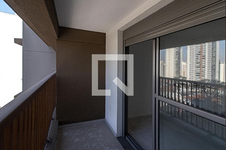 Varanda Studio de apartamento à venda com 1 quarto, 27m² em Vila Gumercindo, São Paulo