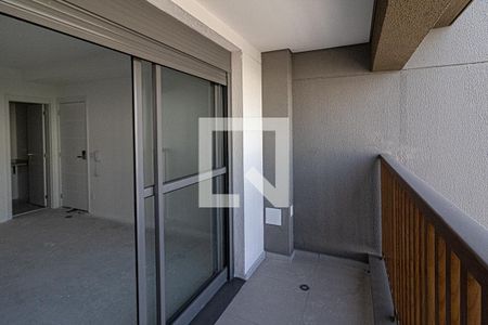 Varanda Studio de apartamento à venda com 1 quarto, 27m² em Vila Gumercindo, São Paulo