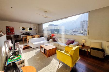 Sala de apartamento à venda com 3 quartos, 140m² em Lagoa, Rio de Janeiro