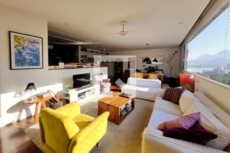 Sala de apartamento à venda com 3 quartos, 140m² em Lagoa, Rio de Janeiro