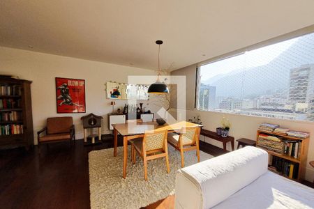 Sala de apartamento à venda com 3 quartos, 140m² em Lagoa, Rio de Janeiro