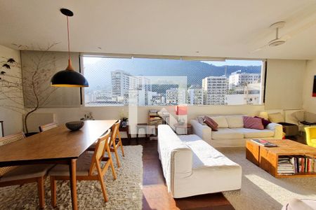 Sala de apartamento à venda com 3 quartos, 140m² em Lagoa, Rio de Janeiro