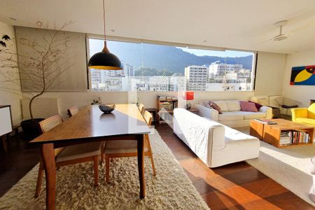 Sala de apartamento à venda com 3 quartos, 140m² em Lagoa, Rio de Janeiro