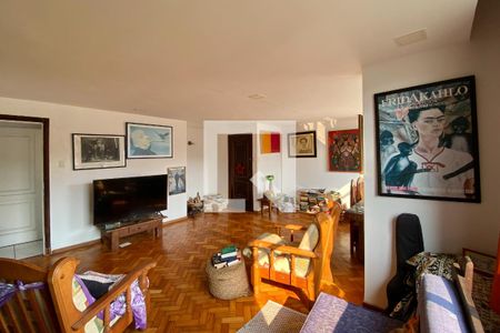 Sala de apartamento para alugar com 2 quartos, 110m² em Laranjeiras, Rio de Janeiro