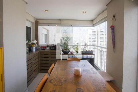 Varanda Sala de apartamento à venda com 2 quartos, 102m² em Santo Amaro, São Paulo