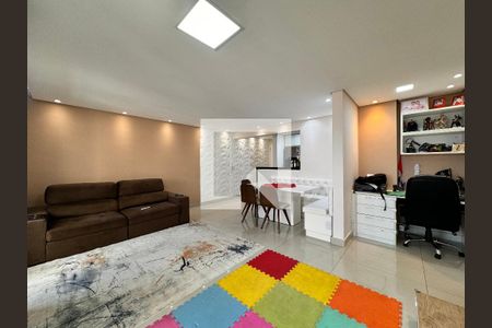 Sala de apartamento à venda com 2 quartos, 79m² em Campestre, Santo André