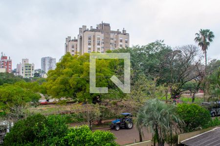 Vista da sala de apartamento à venda com 3 quartos, 95m² em Menino Deus, Porto Alegre