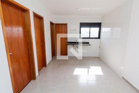 Sala e Cozinha de apartamento à venda com 2 quartos, 37m² em Vila Ré, São Paulo