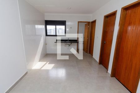 Sala e Cozinha de apartamento para alugar com 2 quartos, 37m² em Vila Ré, São Paulo