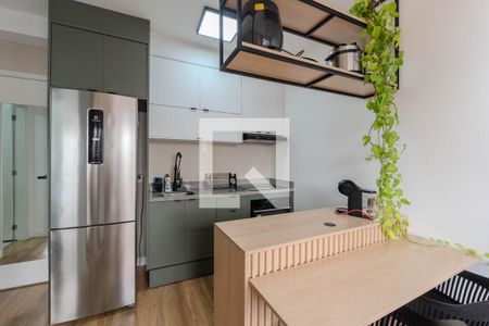 Sala/Cozinha de apartamento à venda com 1 quarto, 26m² em Bela Vista, São Paulo