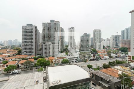 Vista da Sala de apartamento à venda com 2 quartos, 75m² em Jardim das Acácias, São Paulo