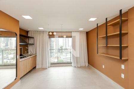 Sala de apartamento à venda com 2 quartos, 75m² em Jardim das Acácias, São Paulo