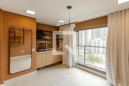 Sala de apartamento à venda com 2 quartos, 75m² em Jardim das Acácias, São Paulo