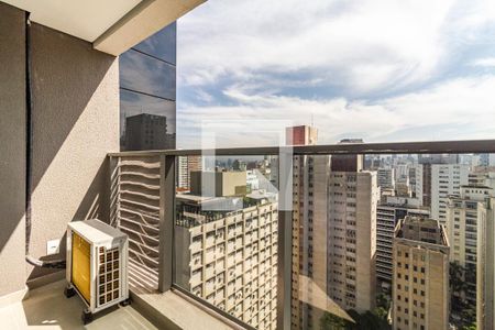 Varanda de kitnet/studio para alugar com 1 quarto, 22m² em Jardim Paulista, São Paulo