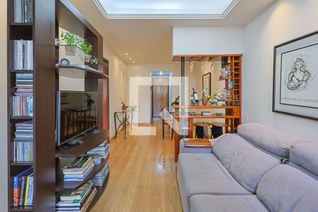 Sala  de apartamento à venda com 3 quartos, 80m² em Santo Agostinho, Belo Horizonte