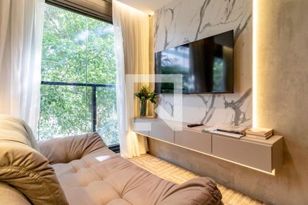 Sala de apartamento para alugar com 1 quarto, 30m² em Itaim Bibi, São Paulo