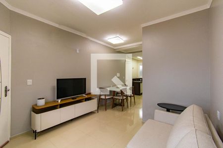 Sala de casa de condomínio à venda com 3 quartos, 93m² em Fátima, Canoas