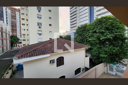 Vista da Sala de apartamento para alugar com 3 quartos, 80m² em Boqueirão, Santos