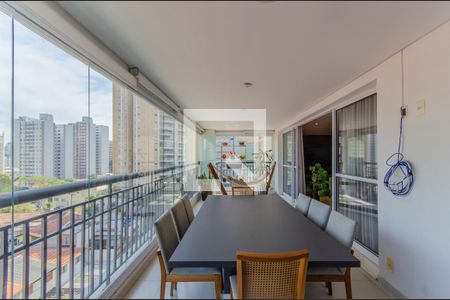 Varanda da Sala de apartamento à venda com 4 quartos, 246m² em Vila Mariana, São Paulo