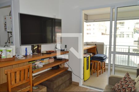 Sala de apartamento à venda com 1 quarto, 68m² em Bosque da Saúde, São Paulo