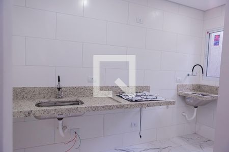 Cozinha e Área de Serviço de apartamento para alugar com 1 quarto, 26m² em Cidade Antônio Estevão de Carvalho, São Paulo