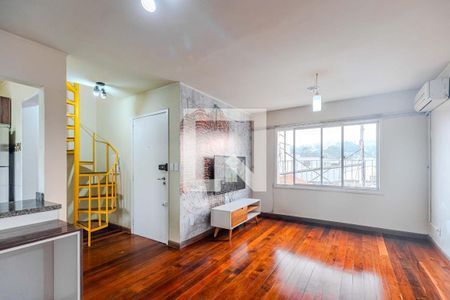 Sala de apartamento à venda com 3 quartos, 141m² em Cristal, Porto Alegre