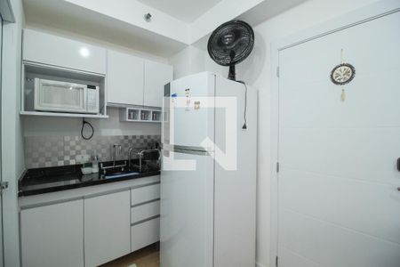 Cozinha de kitnet/studio para alugar com 1 quarto, 27m² em Belenzinho, São Paulo