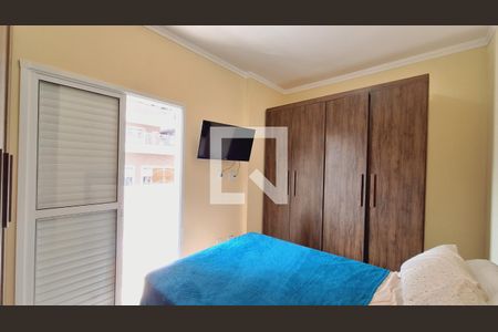 Quarto suíte de apartamento para alugar com 1 quarto, 59m² em Canto do Forte, Praia Grande