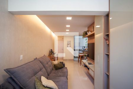 Sala  de apartamento à venda com 3 quartos, 100m² em Indaiá, Belo Horizonte