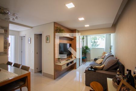 Sala  de apartamento à venda com 3 quartos, 100m² em Indaiá, Belo Horizonte