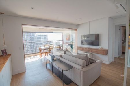 Sala de apartamento à venda com 2 quartos, 78m² em Jardim Independência, São Paulo