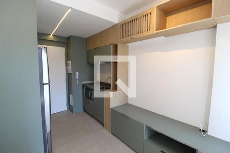 Sala/Cozinha de kitnet/studio para alugar com 1 quarto, 27m² em Vila Nova Conceição, São Paulo