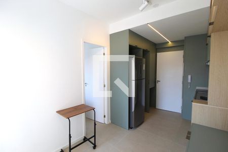 Sala/Cozinha de kitnet/studio para alugar com 1 quarto, 27m² em Vila Nova Conceição, São Paulo