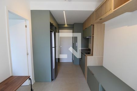 Sala/Cozinha de kitnet/studio para alugar com 1 quarto, 27m² em Vila Nova Conceição, São Paulo