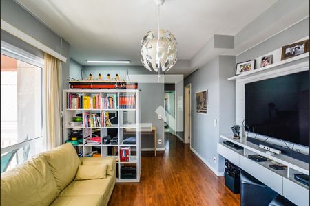 Sala de apartamento à venda com 3 quartos, 106m² em Vila Homero Thon, Santo André