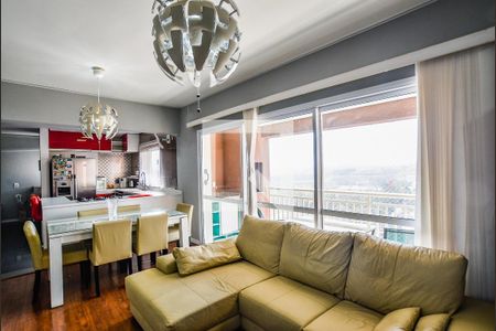 Sala de apartamento à venda com 3 quartos, 106m² em Vila Homero Thon, Santo André