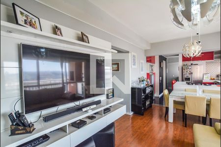 Sala de apartamento à venda com 3 quartos, 106m² em Vila Homero Thon, Santo André