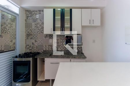 Cozinha de kitnet/studio para alugar com 1 quarto, 29m² em Parque Independência, São Paulo