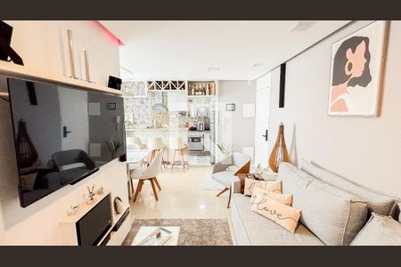 Sala - Sala de Jantar de apartamento para alugar com 2 quartos, 64m² em Jardim, Santo André