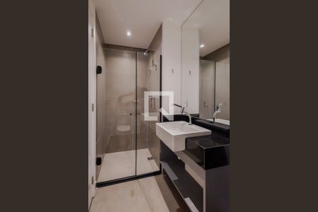 Banheiro de kitnet/studio à venda com 1 quarto, 32m² em Cerqueira César, São Paulo