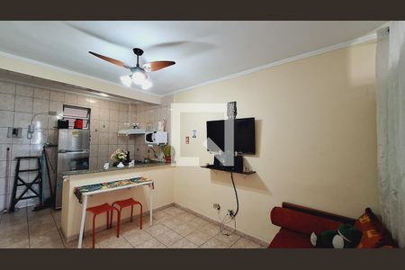 Sala de kitnet/studio para alugar com 1 quarto, 35m² em Aviação, Praia Grande