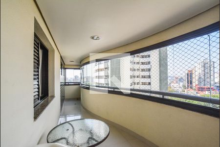 Varanda da Sala de apartamento para alugar com 3 quartos, 140m² em Vila Assunção, Santo André