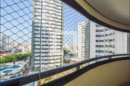 Varanda da Sala de apartamento à venda com 3 quartos, 140m² em Vila Assunção, Santo André