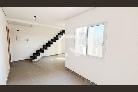 Sala - Sala de Jantar de apartamento à venda com 2 quartos, 86m² em Vila Scarpelli, Santo André