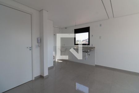 Sala - Cozinha de apartamento à venda com 1 quarto, 38m² em Jardim Trussardi, São Paulo