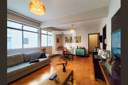 Sala de apartamento à venda com 4 quartos, 128m² em Cruzeiro, Belo Horizonte