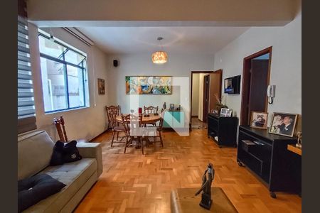 Sala de apartamento à venda com 4 quartos, 128m² em Cruzeiro, Belo Horizonte