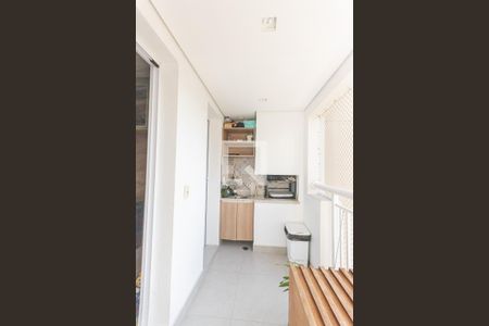 Varanda Sala  de apartamento à venda com 2 quartos, 59m² em Campestre, Santo André