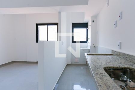 cozinha de apartamento à venda com 1 quarto, 34m² em Jardim Trussardi, São Paulo