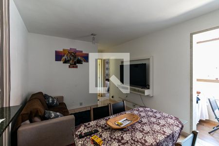 Sala  de apartamento à venda com 2 quartos, 56m² em Buritis, Belo Horizonte